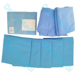 China Surgical Ophthalmological Fenestrated Drapes Disposable SBPP PE Material wholesale