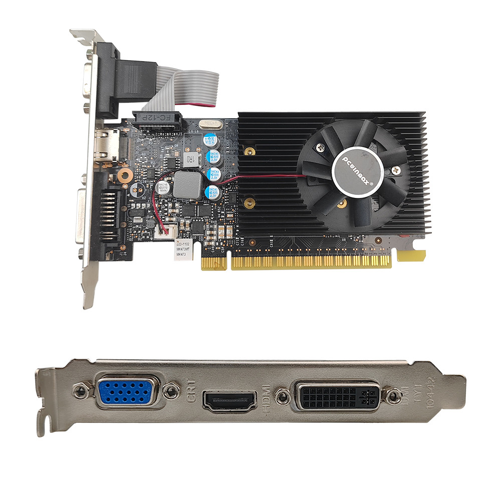 PCWINMAX Geforce GT 730K 4GB DDR3 64 Bit GK208 192SP HD DVI VGA Ports Low Profile Graphics Card
