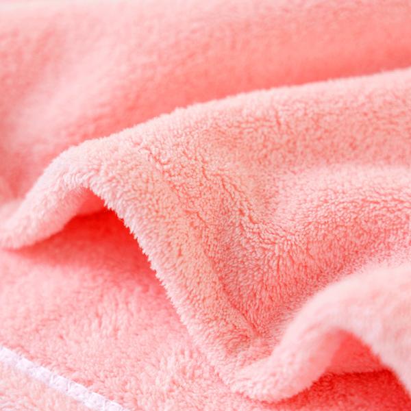 Women Coral Fleece Dry Hair Hat Quick-Dry Absorbent Shower Hat with Thickened Towel