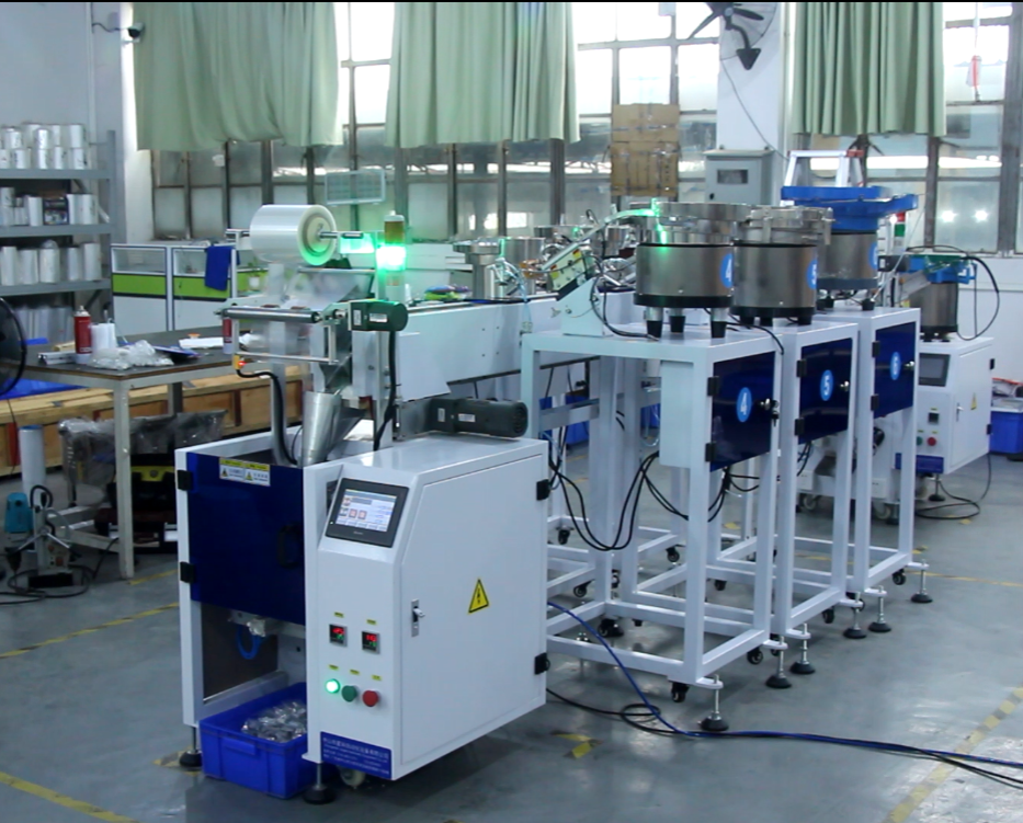 Semi Automatic Plastic Film Bag Hardware Screw Nut Counting Sealing Compact Packaging Machine
