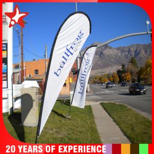 China Custom flying banner with dye-sub printing wholesale