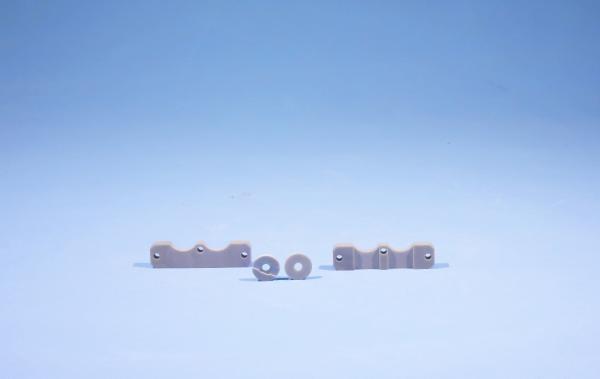 High Temperature Resistant Aluminum Nitride Ceramic Machinery Parts Natural