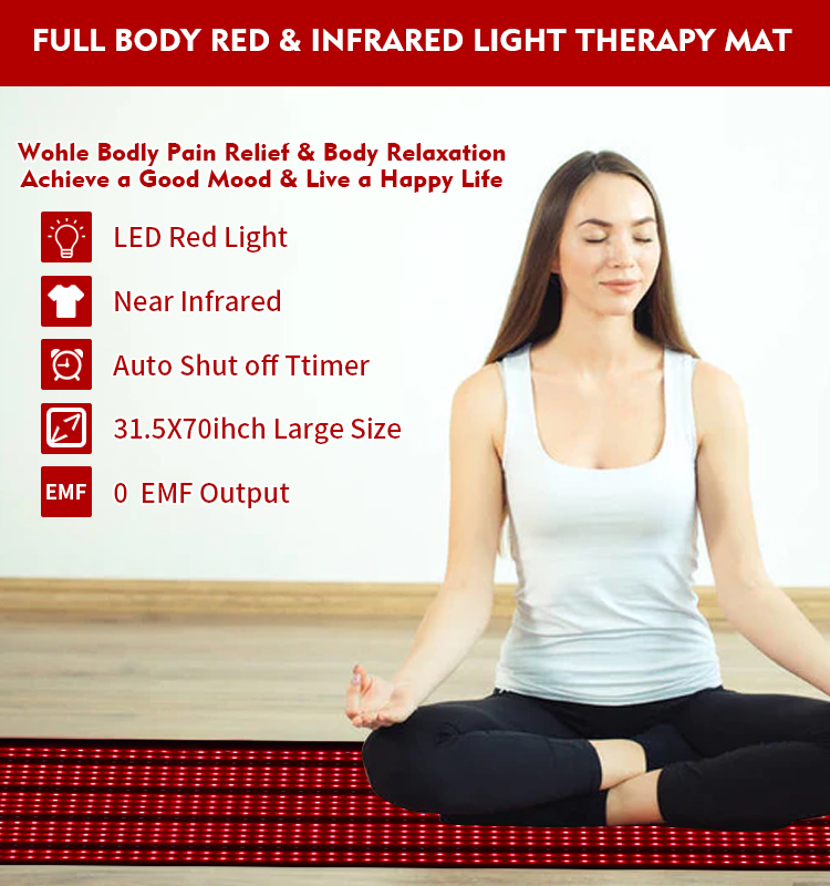 Near Infrared Red Light Therapy Product Large Pads Led Blanket Matt 180cm