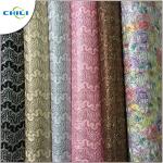 Seamlessly Printed Faux Leather Fabric , Stretch Faux Leather Fabric Composite