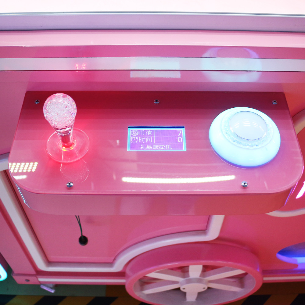 Cute Toy Kids Candy Claw Machine Coin Operated Ready 110 Watt Power