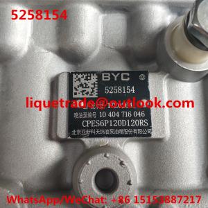 China BYC pump 5258154 , CPES6P120D120RS , 10404716046 , 10 404 716 046 , Cummins 11 415 186 003 , 11415186003 wholesale