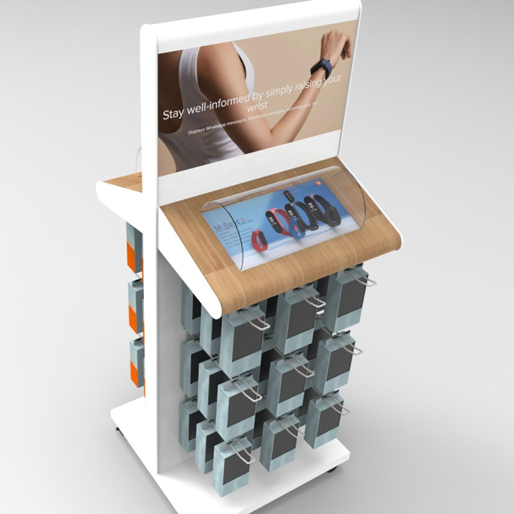 Bracelet Point Of Purchase Pop Display Floor Standing Display For Mobile Phone Accessories