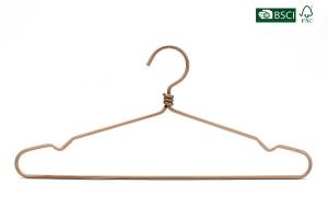 China Betterall Durable Antislip Rose Gold Metal Wire Hangers for Dry Cleaners wholesale