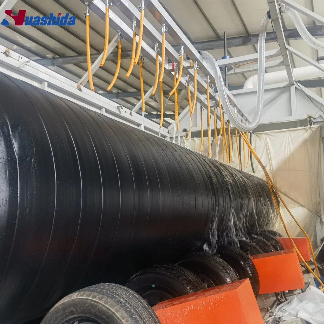 PE-Coated PU Spray Foam Insulated Pipe Making Machine for Heating /Hot/Cooling Water