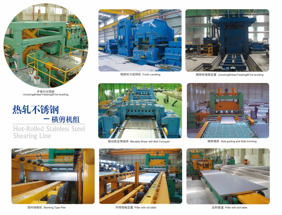PLC Controlled Steel Coil Uncoiler And Cut To Length Line High Productivity