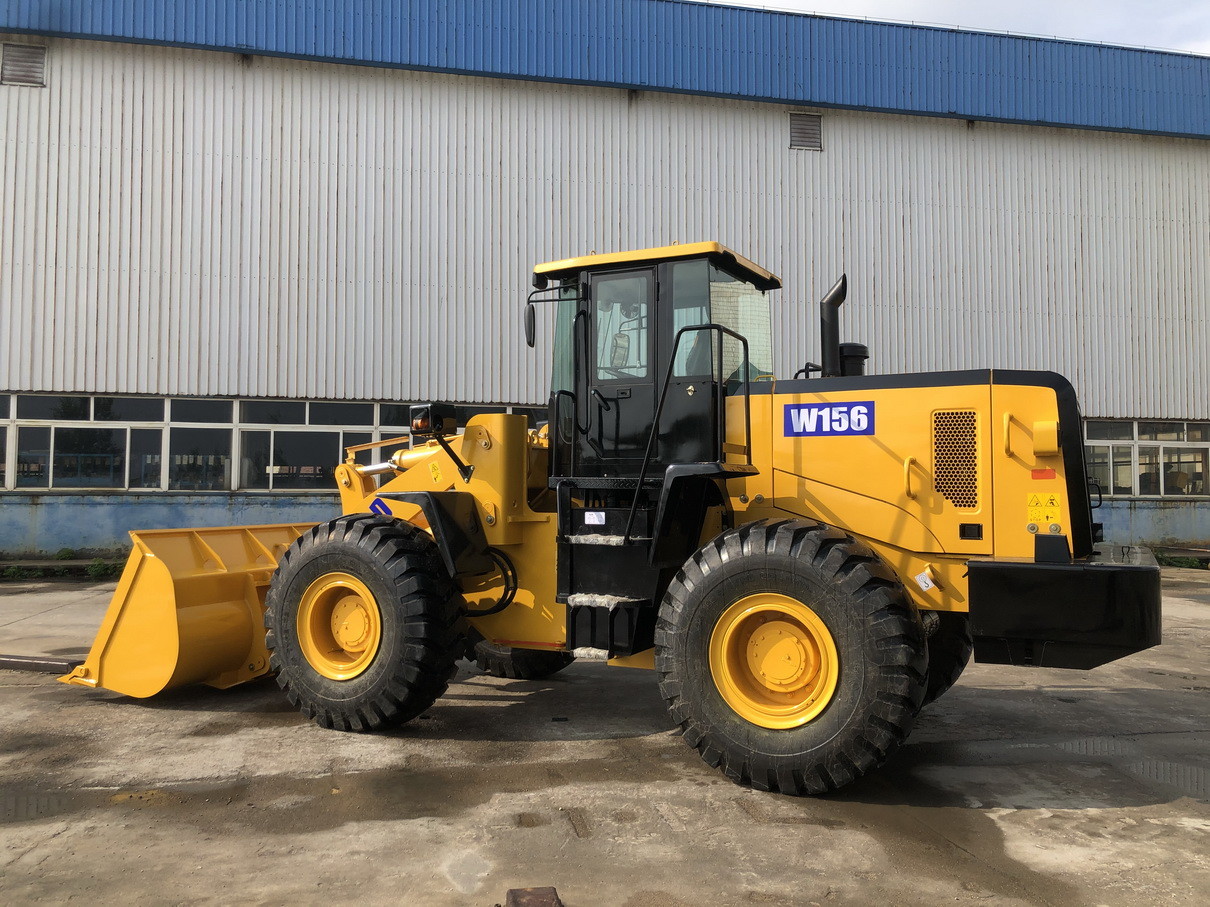 Max. 1200mm Dumping Reach Wheel Loader With 162KW Rated Power For Mining