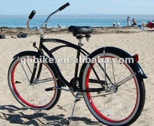China 26&quot; Men and Women Beach Cruiser Bike Any Color Aluminum Rim Material CE Endorsed Bike wholesale