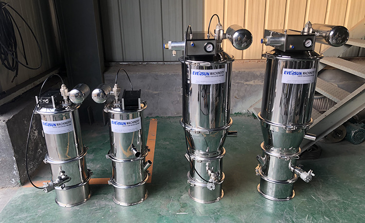 Plastic Powder Pellet Pneumatic Vacuum Feeder Conveyor Loader For Dry Bulk Grain