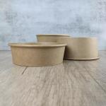 BPA Free Food Grade 16oz Disposable Paper Salad Bowl Restaurant Packaging