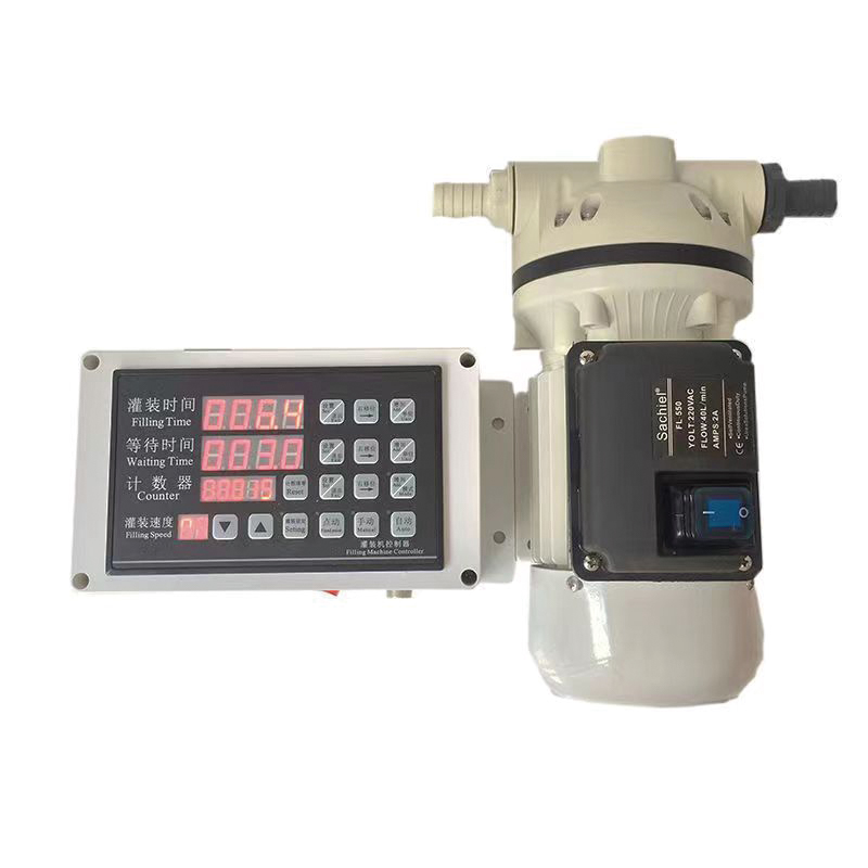 Restaurant Small Single Head Magnetic Pump Filling Machine with Motor Core Components
