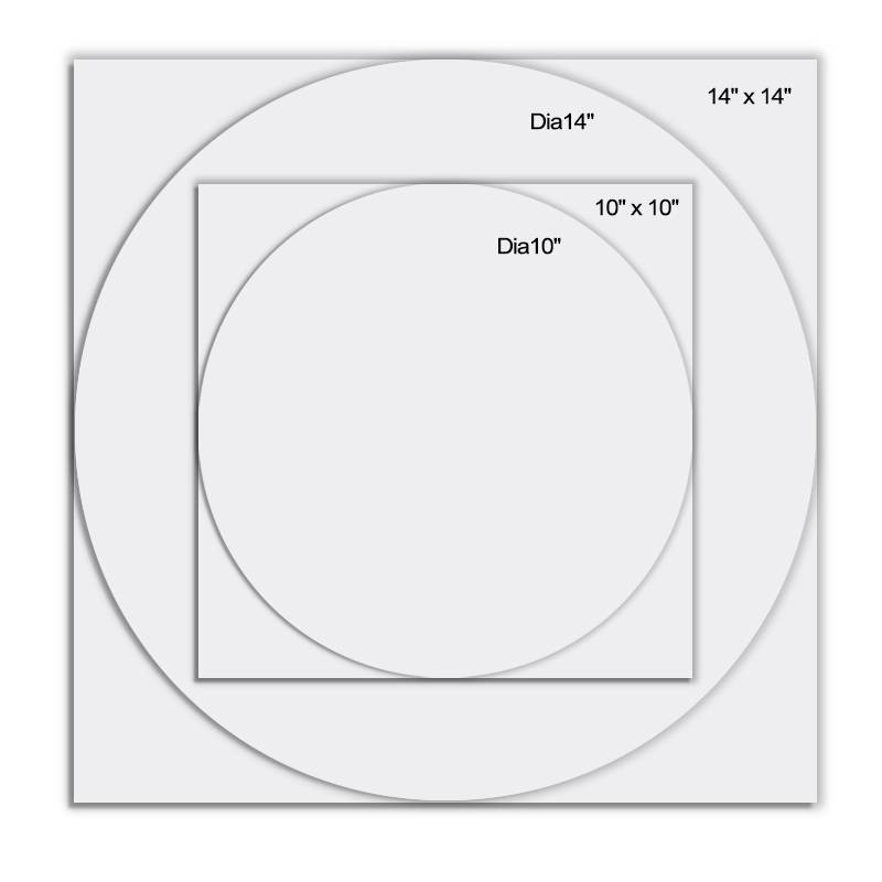 Removable Glue Kids Dry Erase Table Dots Circle Stickers 3x3'' 5x5''