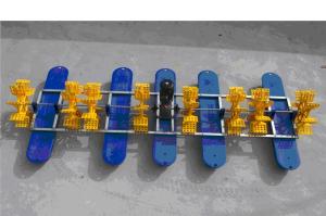 China 4HP /3KW Paddle wheel aerator 8 impeller wholesale