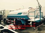 6480KG Total Weight 5CBM Chemical Liquid / Petroleum Transported Tank Truck