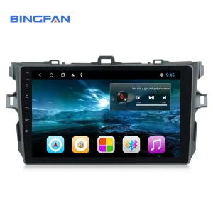 China 9 inch 2din android 9.0 Phonelink USB car mp5 stereo radio for Toyota Corolla 2007-2013 wholesale