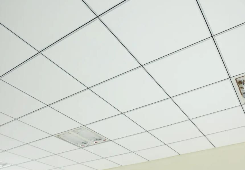 Acoustic Mineral Wool Fiber Drop Ceiling Tiles for Decorative Material