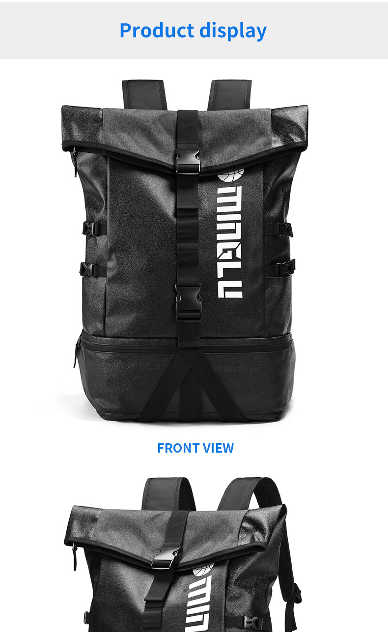 New Custom Logo School Sport Equipment Bag Volleyball Basketball Football Soccer Backpack