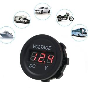 China Waterproof Led Panel Voltmeter , DC6-30V Mini Digital Voltmeter wholesale