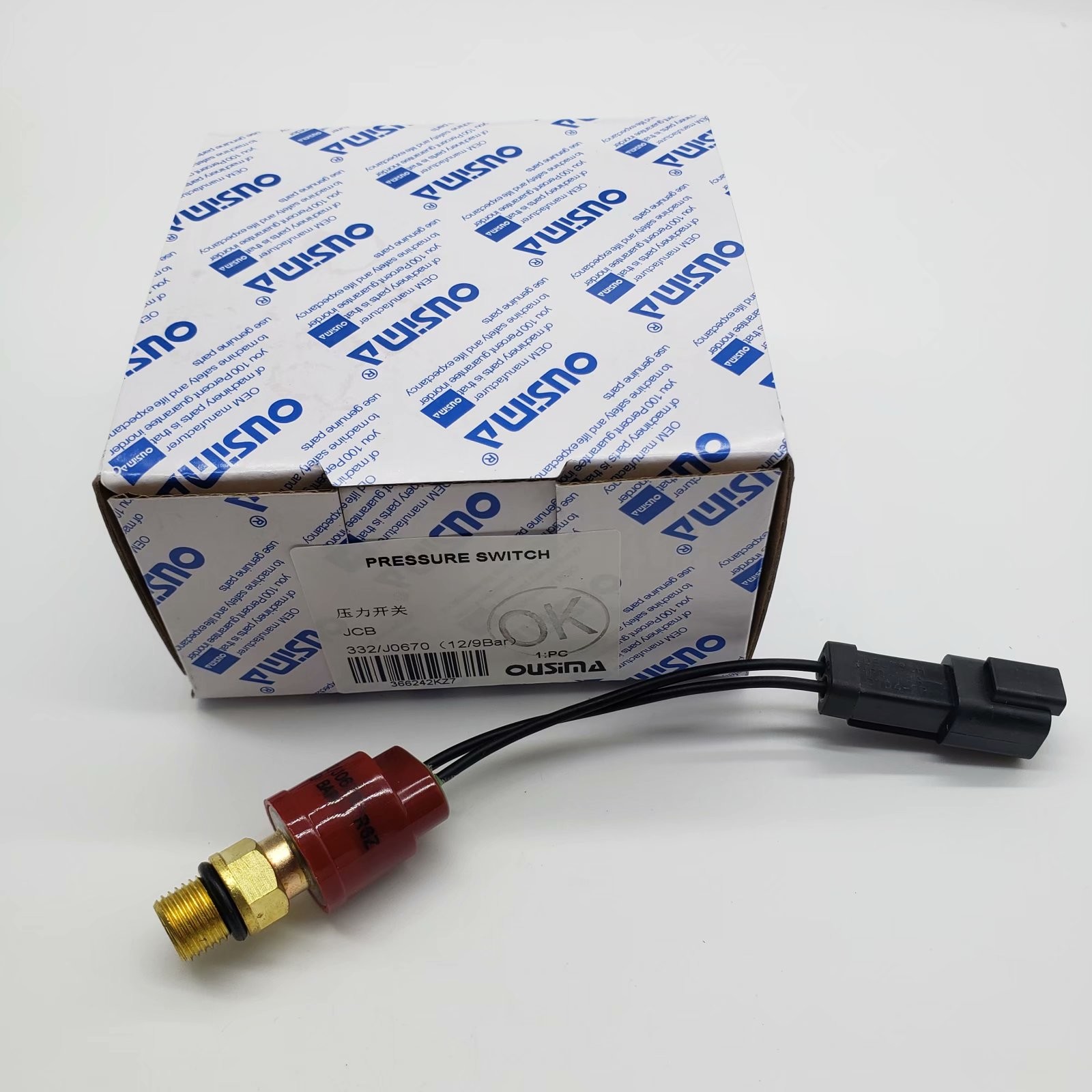OUSIMA 332 J0671 332/J0671(12/9 Bar) Pressure Switch For JS220 JS200 Excavator