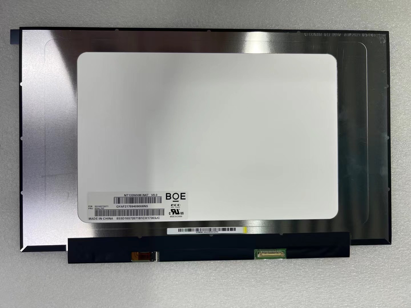 NV133WUM-T02 BOE 13.3" 1920(RGB)×1200, 250 cd/m² INDUSTRIAL LCD DISPLAY