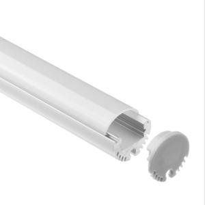 China Aluminium Suspended LED Profile Heat Dissipation Round LED Extrusion Anodized wholesale