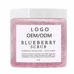 Blueberry Skin Care Body Scrub , Detoxifying Lightening Body Scrub Fit All Skin
