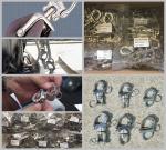 stainless steel swivel jaw snap shackles ,stainless steel rigging hardware
