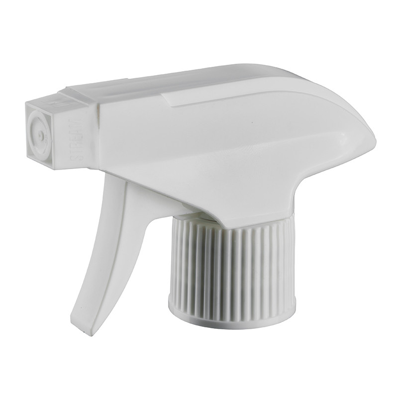 28-410 White PP Ratchet Trigger Sprayer Gun PET Bottle Children Protection Safe