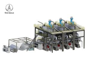 China 150M/min 4KW Non Woven Fabric Making Machine Spunbonded on sale