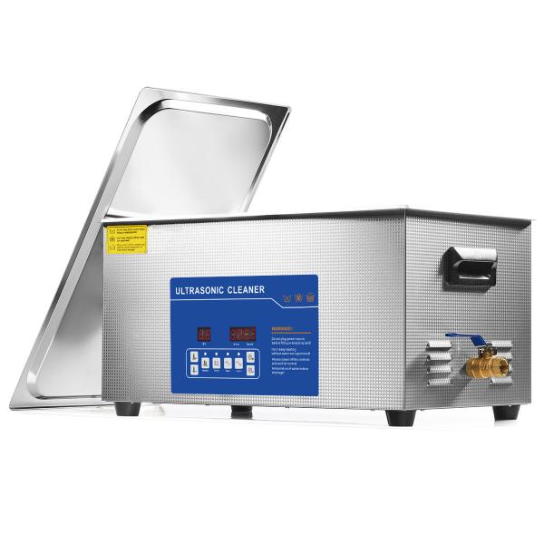 110V/220V Ultrasonic Cleaner 480W for Motorcycle Parts Tools Chains 22L Capacity