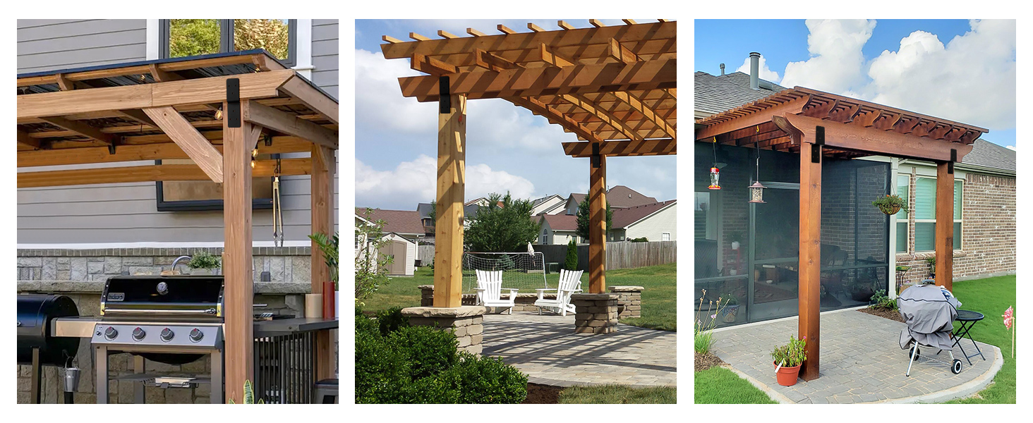 Z Brackets Post to Beam Support