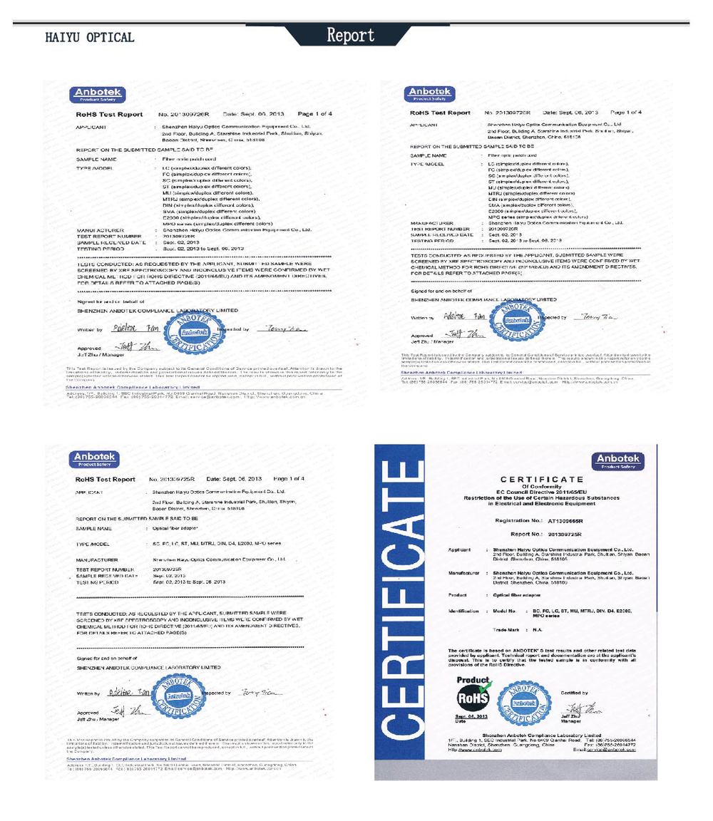 FTTH 120km Coaxial Optic Fiber Converter 850nm Wavelength
