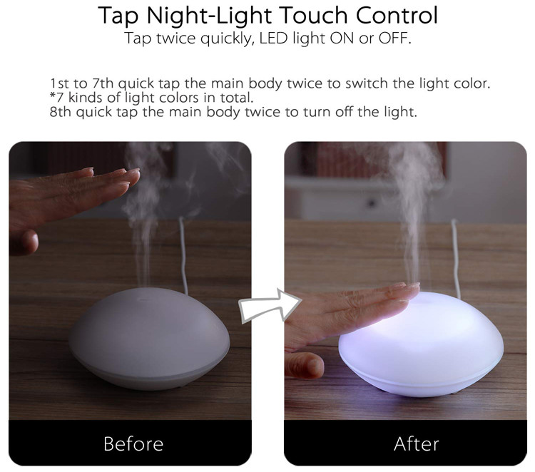 80ml Shell Design Travel Size Aroma Diffuser Humidifier