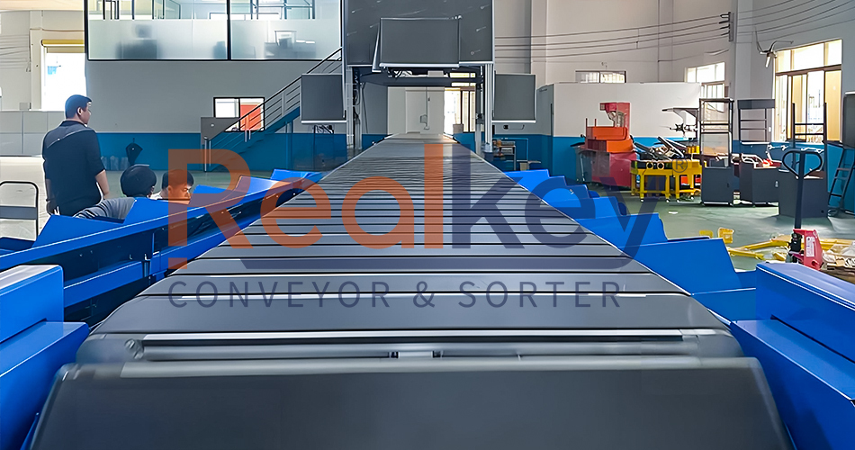 Heat Resistant Easy Maintain Narrow Belt Sorter For Grocery Logistics