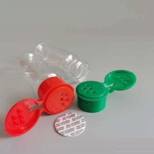 China Plastic PET Spice Pepper Powder Container Seasoning Bottle Round Shaped 100g wholesale