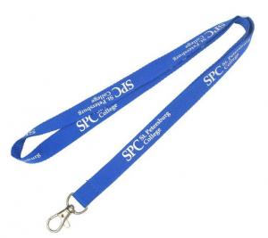 China Professional Silk Screen Imprint Polyester Lanyards Customized Color wholesale