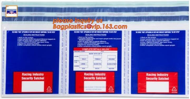 Security plastic bag with adhesive tape for cash, plastic money bag, Security Money Cash Bag For Airport/Bank and police