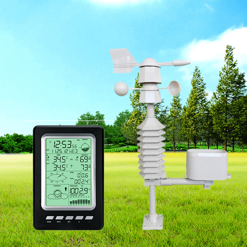 Wind Speed Range 0-50m/S Durable Outdoor Wireless Weather Station For Home And Farming