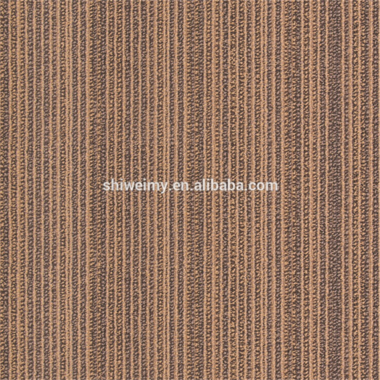 Rectangular shape nylon yarn pvc backing carpet tile