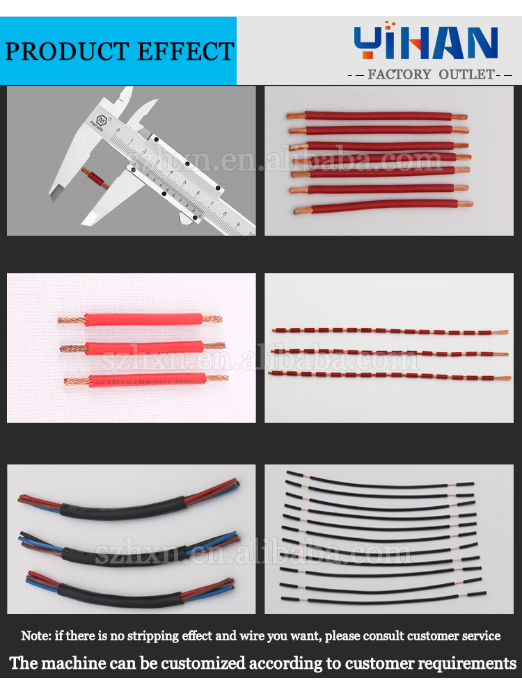 High Precision Cutting and Stripping Machine for 4mm2 Cable Catheter Diameter 1.5-5MM