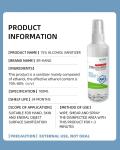 100ml Pocket Antiviral Hand Sanitizer Mini Waterless Hand Sanitiser For Adult