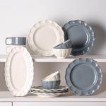 Long Plates Modern Ceramic Oval Plates For Restaurant Nordic Porcelain Tableware