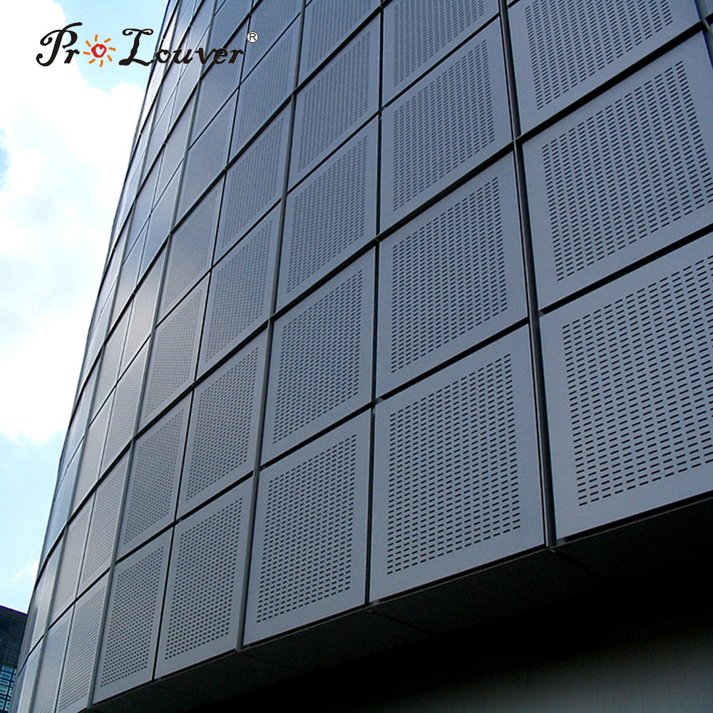 Customized Design Low Price Aluminum Perforated Panel For Facade