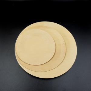 China Round Bamboo Wooden Plates 11 inch Vegetables Kitchen Utensils Set wholesale