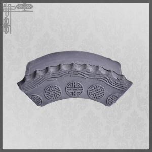 China Bauxite Chinese Clay Roof Tiles Matt Surface Eaves Roof Tiles wholesale