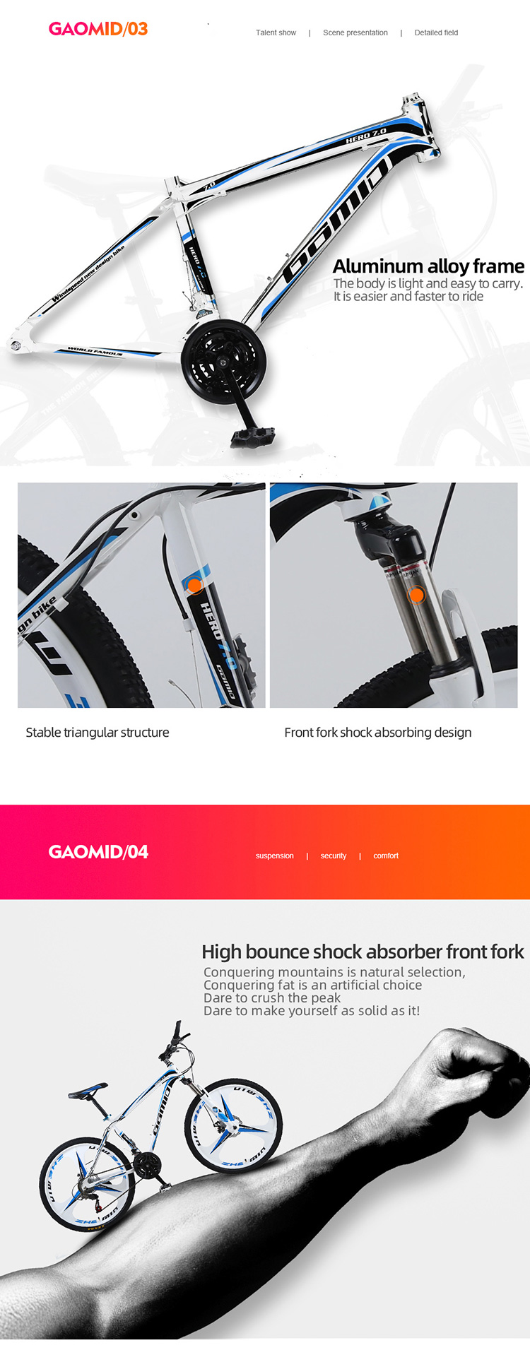 DIRT JUMP Mountain Bike for Man 24 26 Inch Lightweight Aluminum Alloy Frame Bicycle Customized OEM Load Capacity 150KG